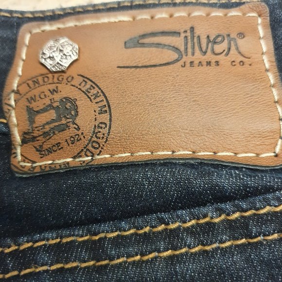 Silver jeans co berkley dark wash straight leg - LOW RISE - Picture 7 of 9